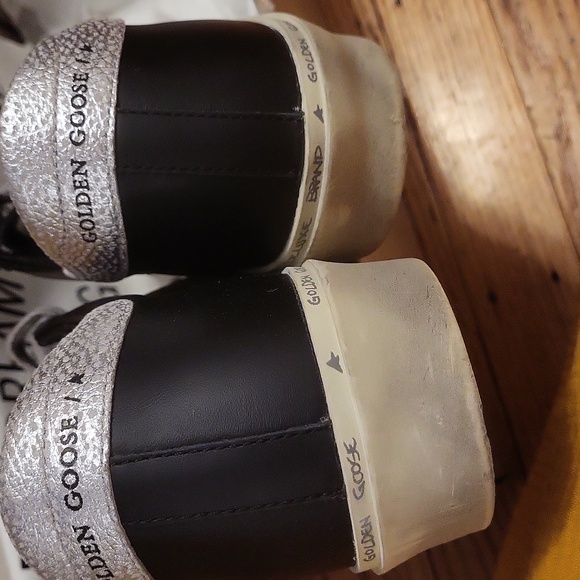 Black and Silver Star Sneakers - Picture 7 of 7